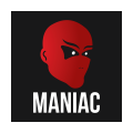 логотип Маньяк