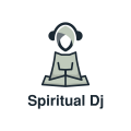 精神的DJ。Logo