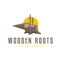 логотип Деревянные корни