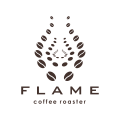Kaffee-Einzelhändler logo