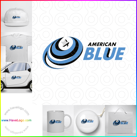 購買此藍色logo設計12942