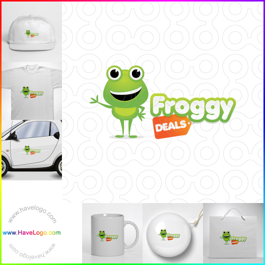 購買此青蛙logo設計56510