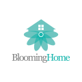 логотип Цветущий дом