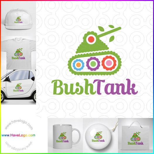 Compra un diseño de logo de 布什 61271