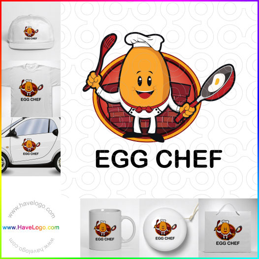 購買此雞蛋的廚師logo設計64952