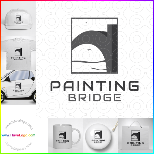 Malerei Brücke logo 63721