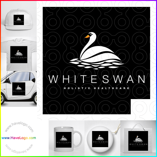 логотип Белый лебедь - 63006