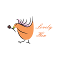 логотип цыпленок