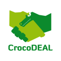 логотип крокодил