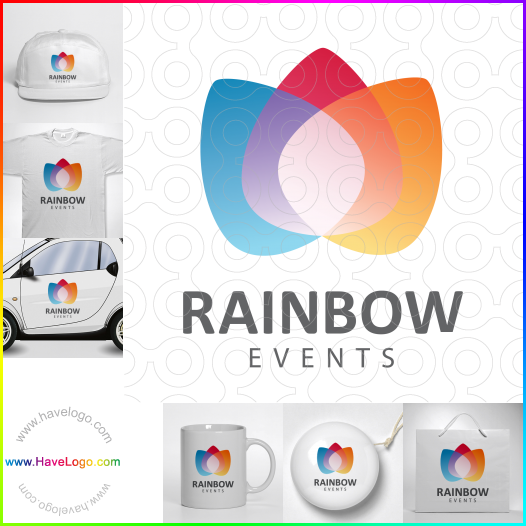 購買此彩虹logo設計55567