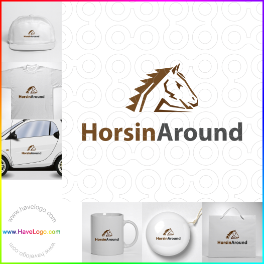 логотип лошадь - 46992
