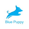 藍色的小狗Logo