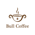 логотип Bull Coffee