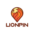 Lion Pin Logo  logo