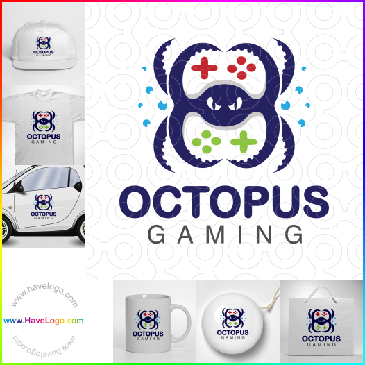 このOctopus Gamingのロゴデザインを購入する - 62580