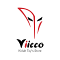 viicco機器人的臉Logo