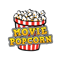 логотип попкорн