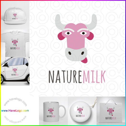 このミルクのロゴデザインを購入する - 48987