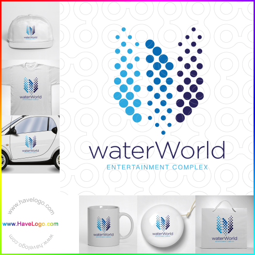логотип капли воды - 21271