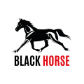 Schwarzes Pferd logo