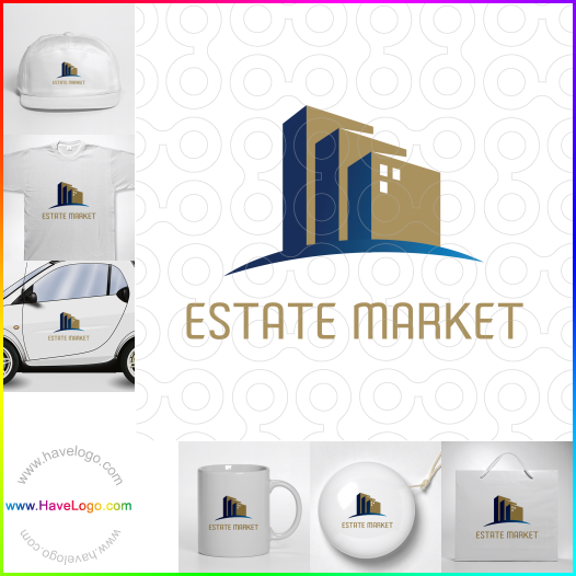 Immobilienmarkt logo 62392