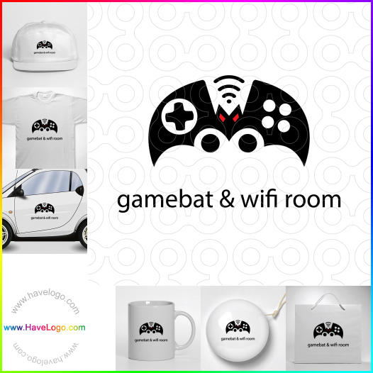 購買此gamebat WiFi的房間logo設計63032