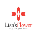 麗莎的花Logo