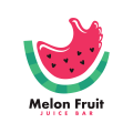 логотип Дыня фруктовый сок бар
