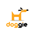 логотип щенок