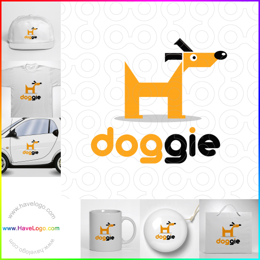 логотип щенок - 44557
