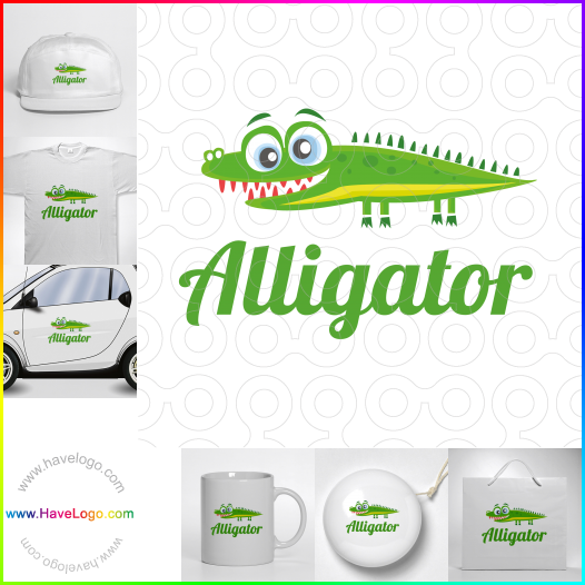 логотип аллигатора - 57434