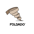 folded paper Logo