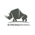 логотип носорог