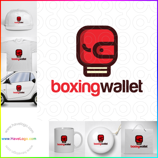 購買此拳擊的錢包logo設計61556
