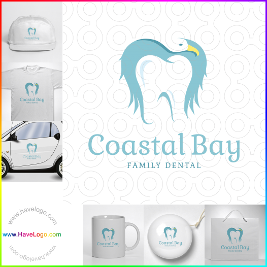 この沿岸ベイ家族歯科のロゴデザインを購入する - 63306