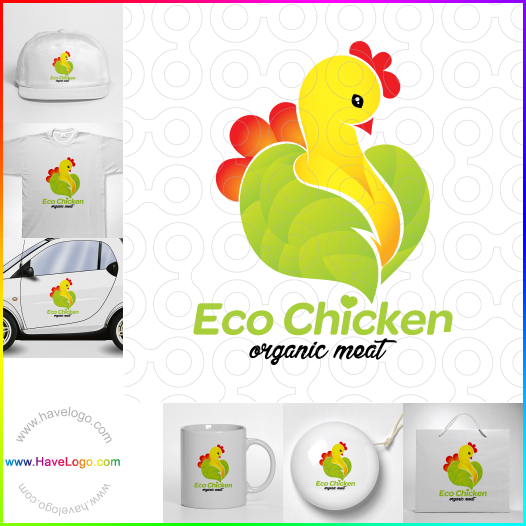 購買此生態雞logo設計65153
