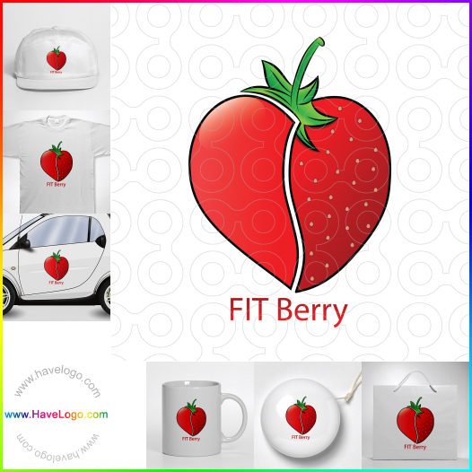 このFit Berryのロゴデザインを購入する - 64464