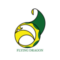  Flying dragon  logo