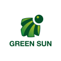 логотип Зеленое солнце