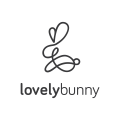 可愛的小兔子Logo