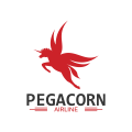 логотип Pegacorn
