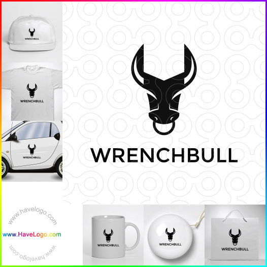 Schraubenschlüssel Bull logo 64030