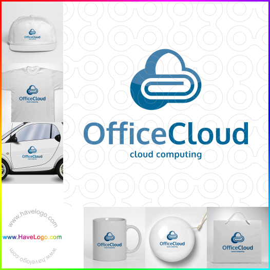 логотип облако компьютер - 50042