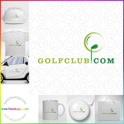 購買此高爾夫球員logo設計36744