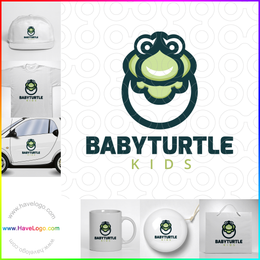 購買此海龜寶寶logo設計60703