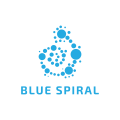 логотип Синяя спираль