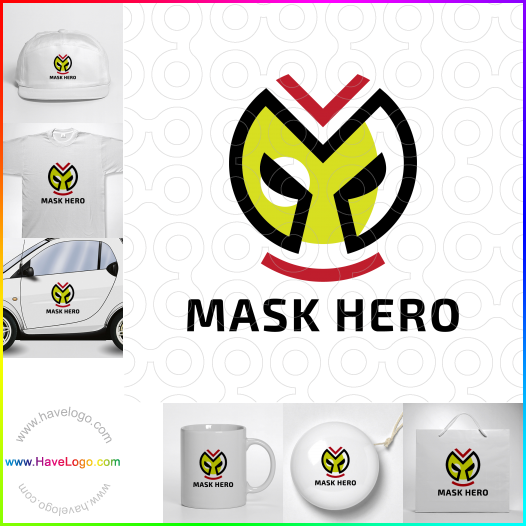 購買此面具的英雄logo設計65778