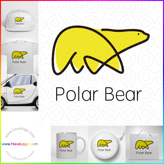 購買此北極熊logo設計66915