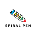логотип Спиральная ручка