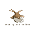  Star splash coffee  logo